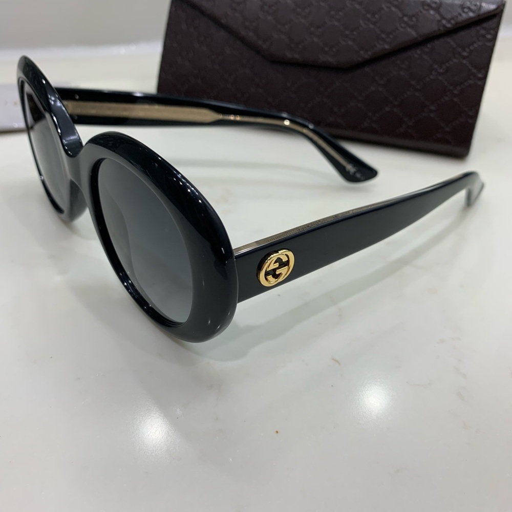 Gucci Black GG NWT Sunglasses - Picture 3 of 11